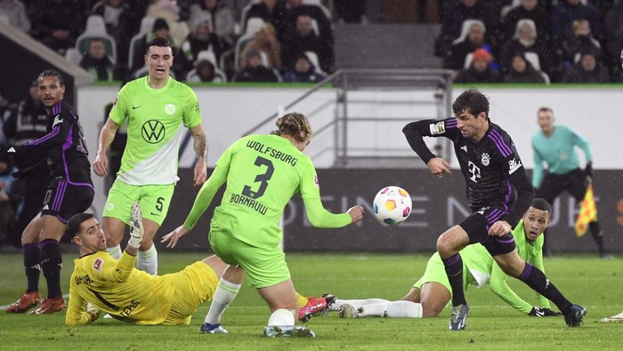 Wolfsburg Vs Bayern Die Roten Menang Tipis 2-1