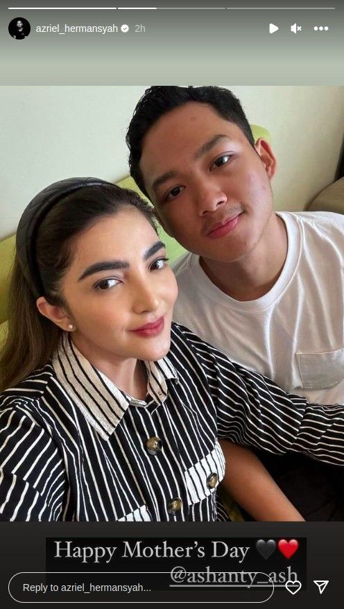 Ashanty dan Azriel Hermansyah
