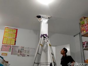 Jebol Atap, Maling Kuras Toko Swalayan di Drono Klaten