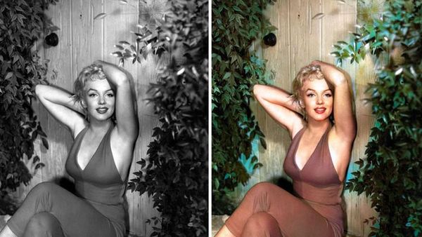 Foto Seksi Hitam Putih Marilyn Monroe Dkk Disulap AI Jadi Berwarna