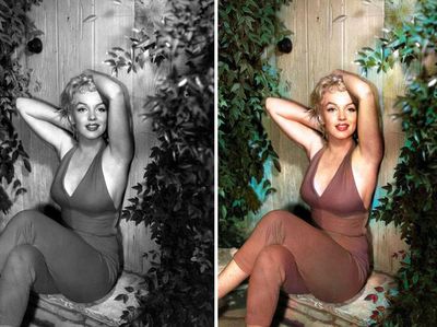 Foto Seksi Hitam Putih Marilyn Monroe Dkk Disulap AI Jadi Berwarna