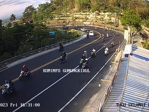 Jelang Long Weekend, Lalin Jalan Wonosari Masih Lancar Dab!