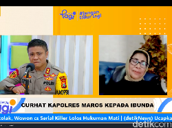 Momen Kapolres Maros Menangis Ucapkan Selamat Hari Ibu ke Ibunda