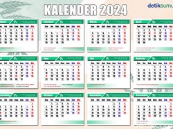 Link Kalender 2024 dan Hijriah, Lengkap dengan Tanggal Libur-Cuti Bersama