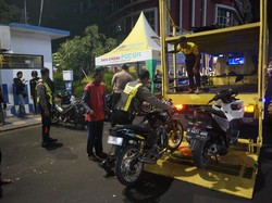 932 Motor Knalpot Brong di Surabaya Ditindak jelang Natal dan Tahun Baru