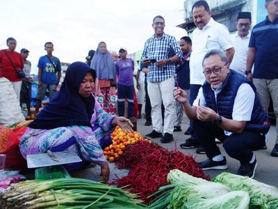 Mendag Zulhas Sebut Harga Cabai Sudah Murah di Mana-mana