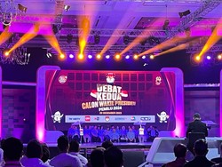 Debat Cawapres Pakai Podium, Begini Penampakannya