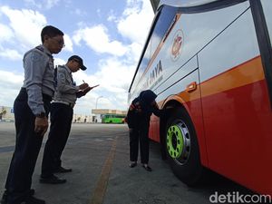 Siapkan Angkutan Nataru, Ramp Check Digelar di Terminal Patria Blitar