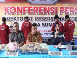 Sebulan, Polda Sumsel Berhasil Amankan 38 Kg Sabu Asal Riau
