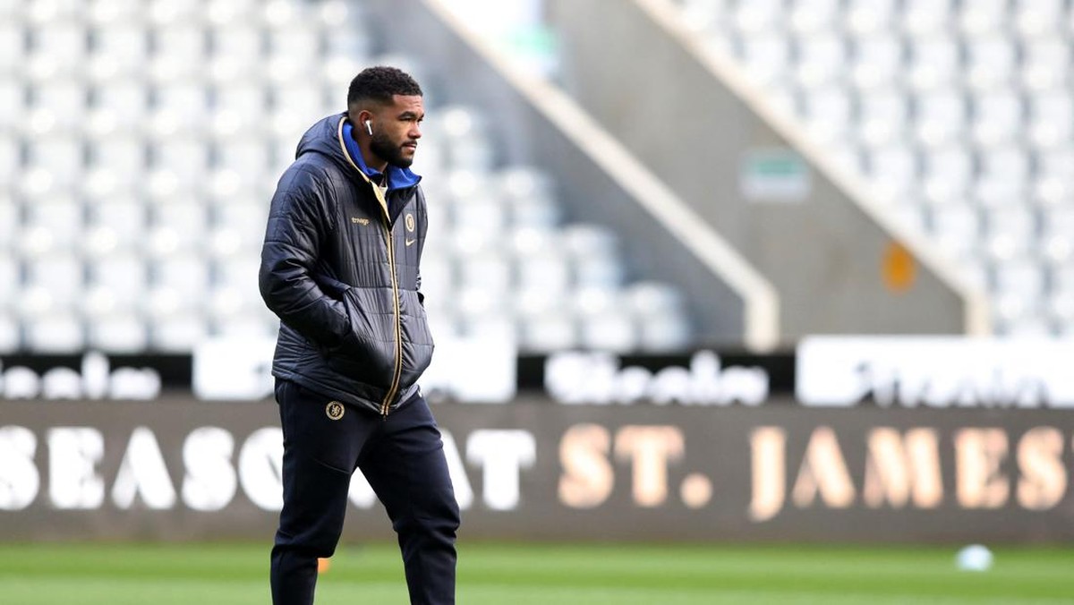 Reece James cedera, Reece James dikritik fans (REUTERS/SCOTT HEPPELL)