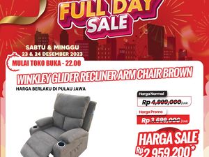 Hanya di Transmart Full Day Sale! Beli Kursi Santai Bisa Hemat Rp 2 Juta