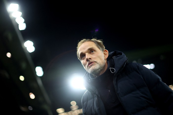 Soccer Football - Champions League - Group A - Manchester United v Bayern Munich - Old Trafford, Manchester, Britain - December 12, 2023 Bayern Munich coach Thomas Tuchel before the match REUTERS/Carl Recine