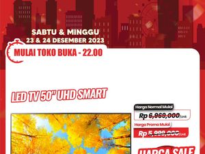 TV LED 50 UHD Smart TV di Transmart Full Day Sale Diskon Rp 2,1 Juta