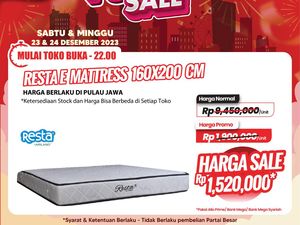 Diskon Besar! Beli Kasur di Transmart Full Day Sale Hemat Rp 7,9 Jutaan