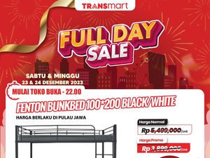 Murah Banget! Tempat Tidur Tingkat di Transmart Full Day Sale Diskon Rp 2 Jutaan