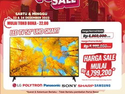 Gila! Beli UHD Smart TV  di Transmart Full Day Sale Bisa Diskon Rp 4 Juta