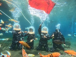 Umbul Ponggok Walker, Sensasi Piknik di Dalam Air Tanpa Perlu Tahan Napas!