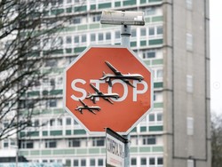 Baru Sejam Posting, Mural Banksy Pro-Palestina Dicuri Orang