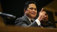 Di saat Indonesia gagal menjadi tuan rumah Piala Dunia U-20. Dua bulan kemudian pada 24 Mei 2023, Ketum PSSI Erick Thohir mengumumkan kedatangan timnas Argentina yang akan bertanding melawan timnas Indonesia dalam laga uji coba FIFA Matchday. (Agung Pambudhy/detikcom).
