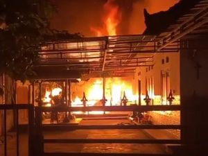 Ditinggal Beribadah Natal, Rumah Milik Warga Jembrana Ludes Terbakar