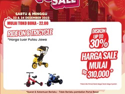 Sayang Anak... Sayang Anak, Sepeda Rp 300 Ribu di Transmart Full Day Sale