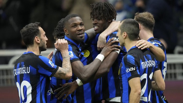 Nerazzurri mengalahkan Inter dengan skor 2-0