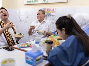 Akrab! Zulhas dan Putri SaraPAN Mi Lampung Bareng Raffi-Nagita