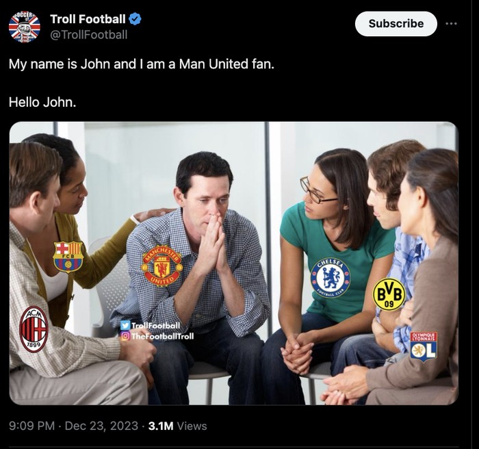 Meme West Ham vs MU