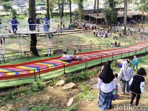 Wahana Rainbow Slide, Primadona Baru Wisata Woodland Kuningan