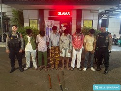Polisi Tangkap 9 Pemuda di Jaksel Saat Hendak Tawuran, Sajam Disita