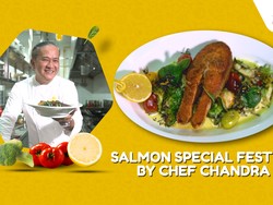 Salmon Special Festive, Suguhan Natal ala Chef Chandra untuk Keluarga