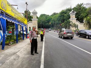 Lalin Jogja-Wonosari Lancar Sore Ini, Jangan Langgar Marka Jalan Dab!