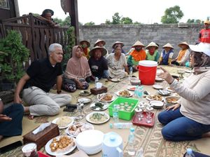 Sarapan Bareng Petani di Sragen, Ganjar Dengar Keluhan soal Pupuk-Irigasi