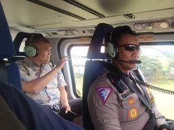 Pantau Arus Lalin dari Udara, Polda Jatim Pastikan Libur Nataru Lancar