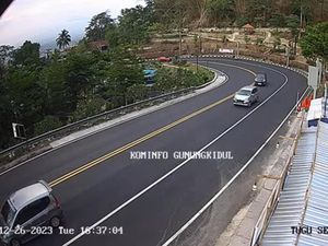 Arus Lalin Jalan Wonosari Sore Ini Lancar