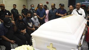 Foto-foto Jenazah Lukas Enembe di Ruang Persemayaman RSPAD