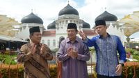 Momen Prabowo-SBY-AHY Hadiri Peringatan 19 Tahun Tsunami Aceh