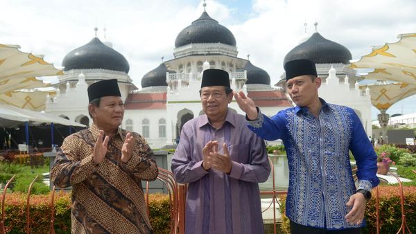 Momen Prabowo-SBY-AHY Hadiri Peringatan 19 Tahun Tsunami Aceh