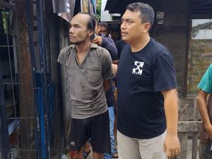 Pria Diduga ODGJ di Kalsel Ancam Potong Kepala Warga-Serang Polisi Ditangkap