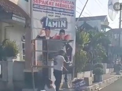 Soal Perusakan Baliho AMIN, Polresta Jogja Tunggu Arahan Bawaslu