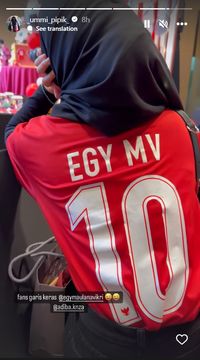 Bucin Maksimal, Adiba Pakai Jersey Egy Maulana Di Acara Ultah Anak Lesti