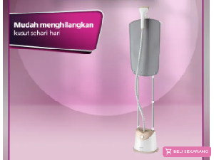 Merapikan Baju Jadi Lebih Cepat Pakai Philips Stand Steamer