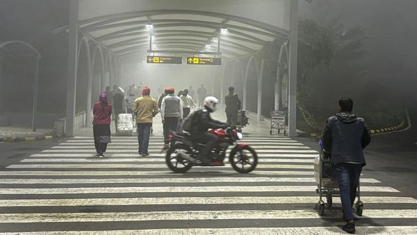 Saat New Delhi Diselimuti Kabut Tebal, Jarak Pandang Hampir Nol