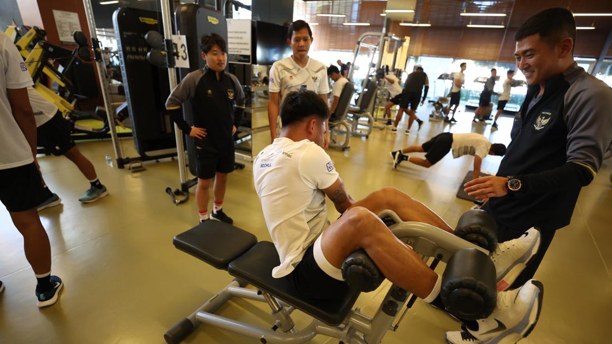 Timnas Indonesia menjalani latihan fisik di Turki. (Foto: dok.PSSI)