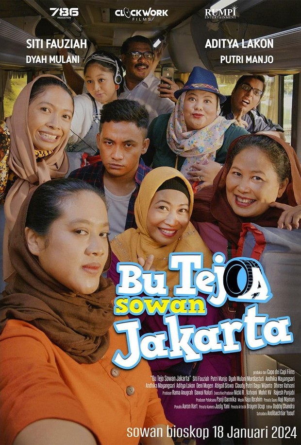 Film bioskop Indonesia terbaru, Bu Tejo Sowan Jakarta (2024)/ Foto: 786 Production