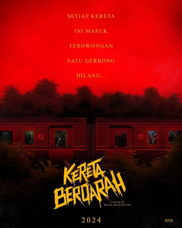 Film bioskop Indonesia terbaru, Kereta Berdarah (2024)/ Foto: MVP Pictures