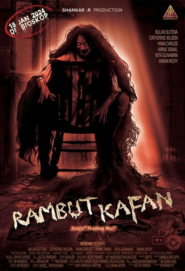 Film bioskop Indonesia terbaru, Rambut Kafan (2024)/ Foto: Voxineema