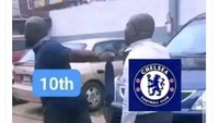 Lantaran akrab banget dengan posisi ke-10, Chelesa pun kini diledek sebagai (peringkat) 10 FC. Foto: dok. Internet/X (Twitter)