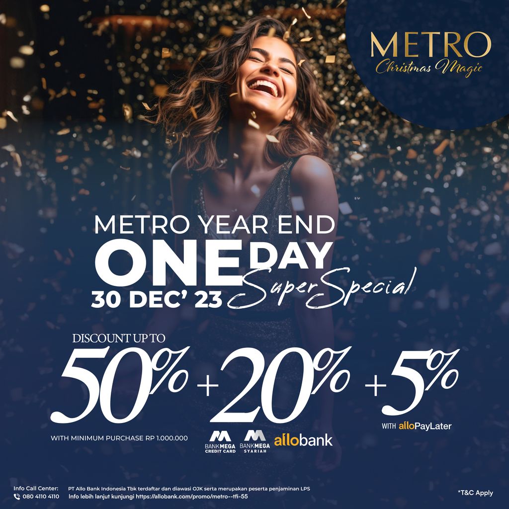 Shop for cheap clothes at the end of the year using Metro Department ...