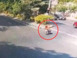 Kala Pengendara Moge di Surabaya Ditatar Kasat Lantas